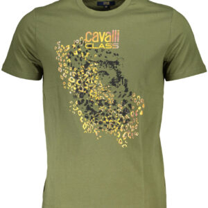 CAVALLI CLASS SHORT SLEEVE T-SHIRT MEN GREEN