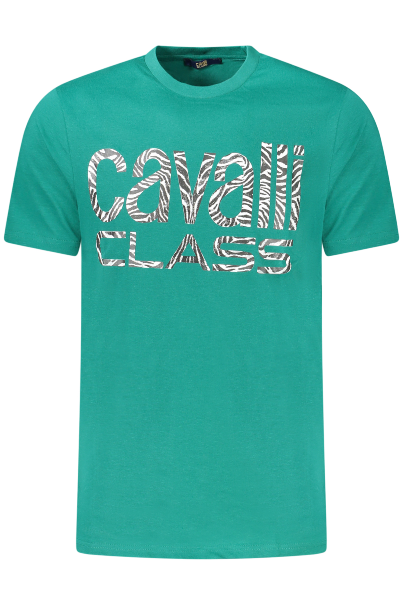 CAVALLI CLASS SHORT SLEEVE T-SHIRT MEN GREEN CAVALLI CLASS
