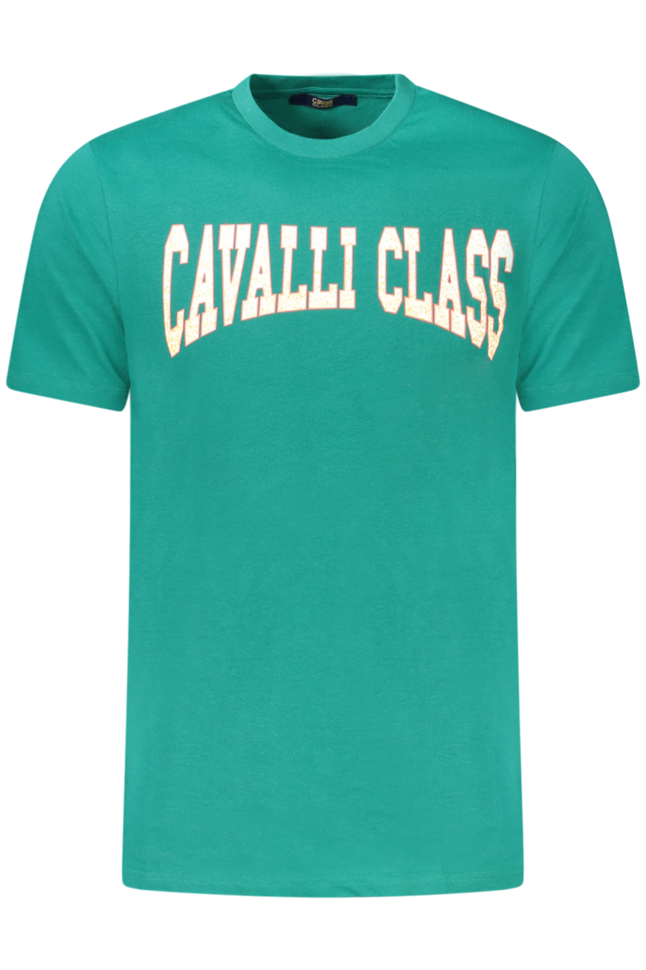 CAVALLI CLASS SHORT SLEEVE T-SHIRT MEN GREEN CAVALLI CLASS