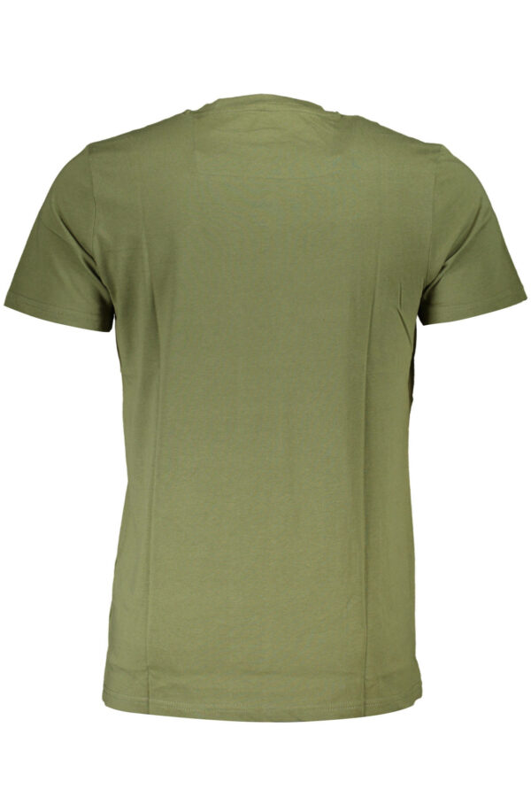 CAVALLI CLASS LONG SLEEVE T-SHIRT MEN'S SLEEVE T-SHIRT GREEN - Image 2