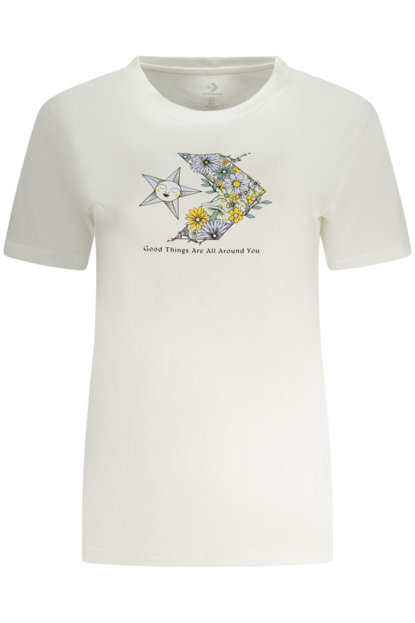 CONVERSE SHORT SLEEVE T-SHIRT WOMEN WHITE