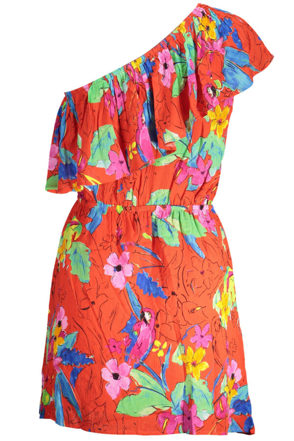 DESIGUAL RED SHORT DRESS FOR WOMEN - Image 2