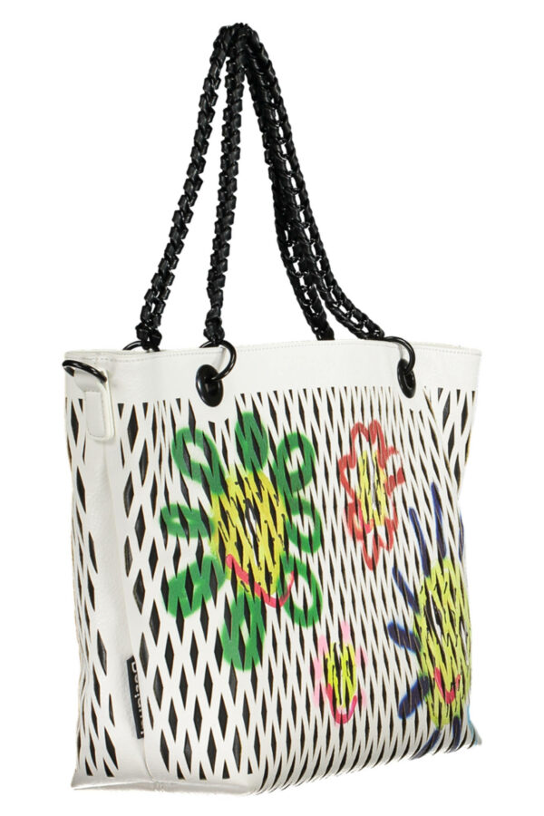 DESIGUAL WOMEN'S BAG WHITE - Image 2