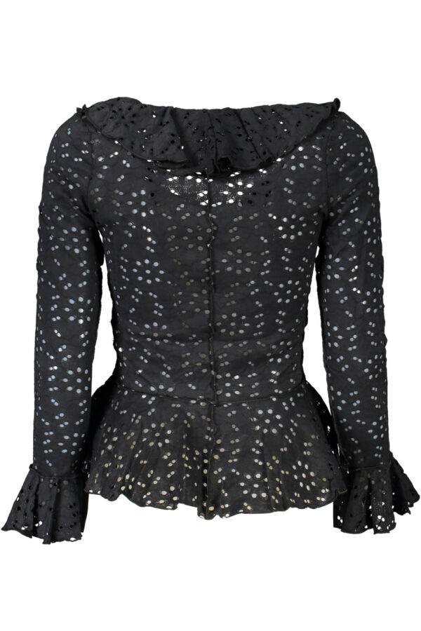 DESIGUAL LONG SLEEVE SHIRT WOMEN BLACK - Image 2