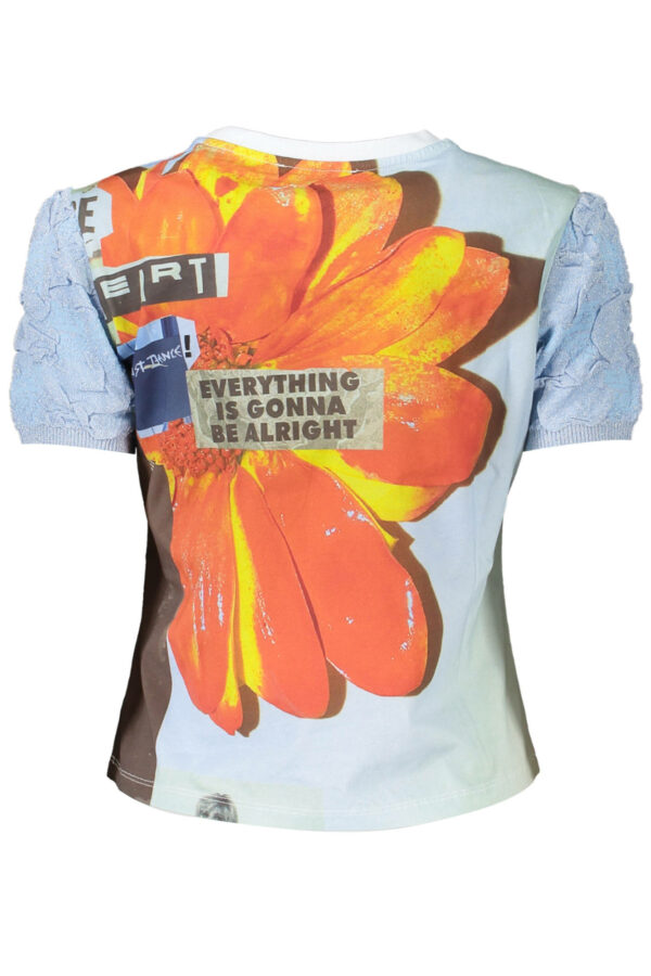 DESIGUAL SHORT SLEEVE T-SHIRT WOMEN BLUE - Image 2