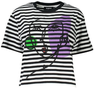 DESIGUAL SHORT SLEEVE T-SHIRT WOMEN BLACK