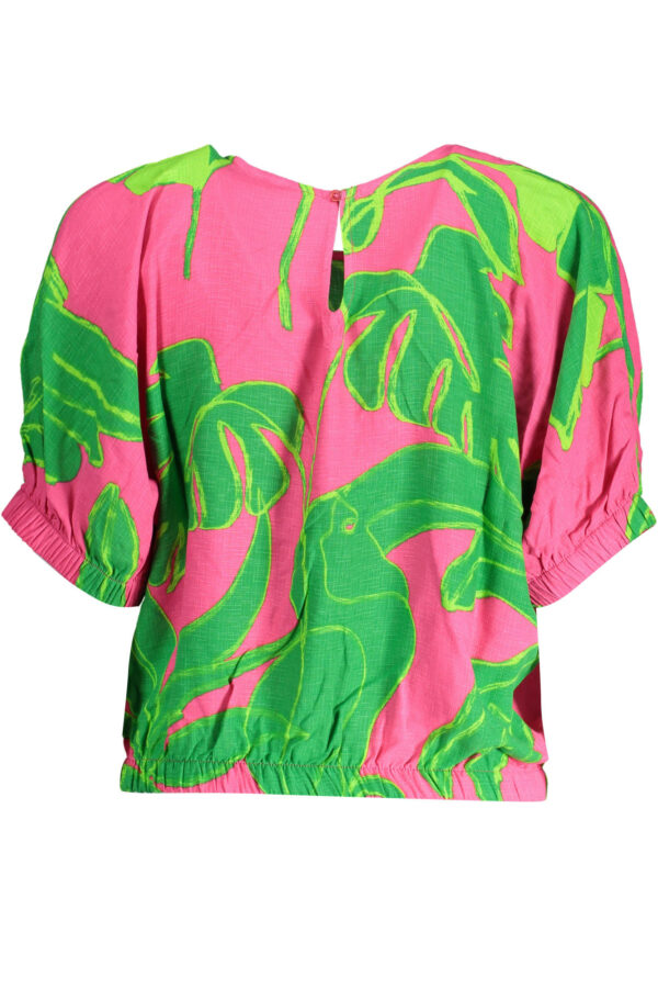 DESIGUAL WOMEN'S SHORT SLEEVE T-SHIRT PINK - Image 2