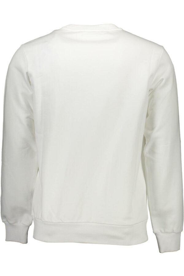 DIESEL MEN'S WHITE ZIP-UP SWEATSHIRT - Image 2