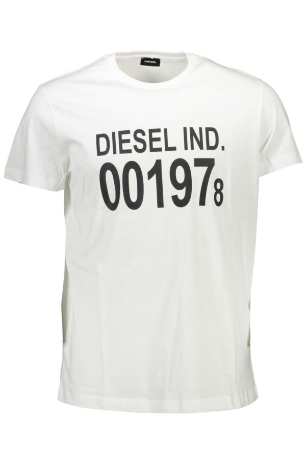 DIESEL SHORT SLEEVE T-SHIRT MEN WHITE