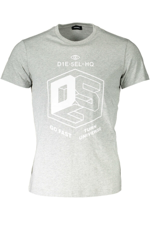 DIESEL SHORT SLEEVE T-SHIRT MEN GREY