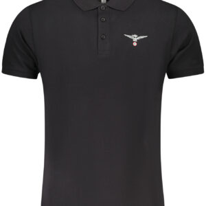 ARMY 1659 BLACK MEN'S SHORT SLEEVE POLO
