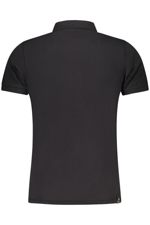 ARMY 1659 BLACK MEN'S SHORT SLEEVE POLO - Image 2