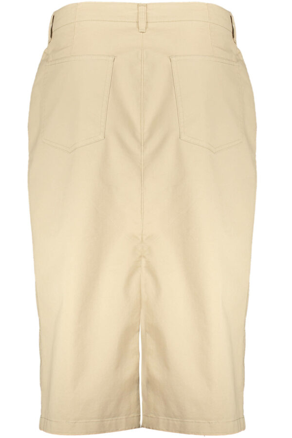 GANT WOMEN'S BEIGE LONGUETTE SKIRT - Image 2