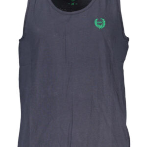 GIAN MARCO VENTURI MEN'S BLUE TANK TOP