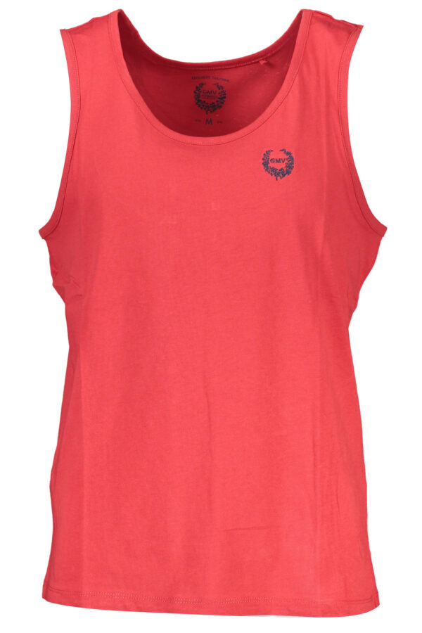 GIAN MARCO VENTURI MEN'S RED TANK TOP