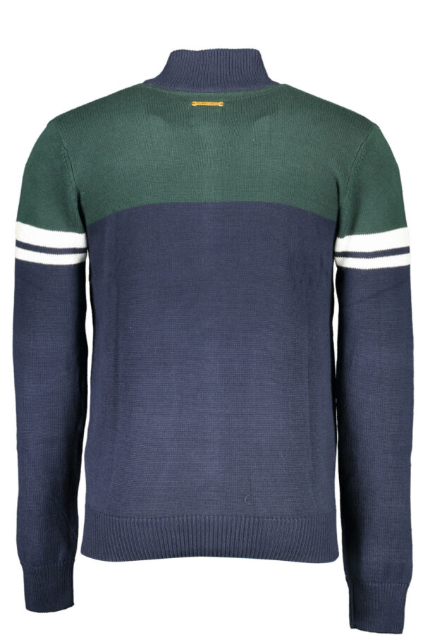 GIAN MARCO VENTURI BLUE MEN'S CARDIGAN - Image 2