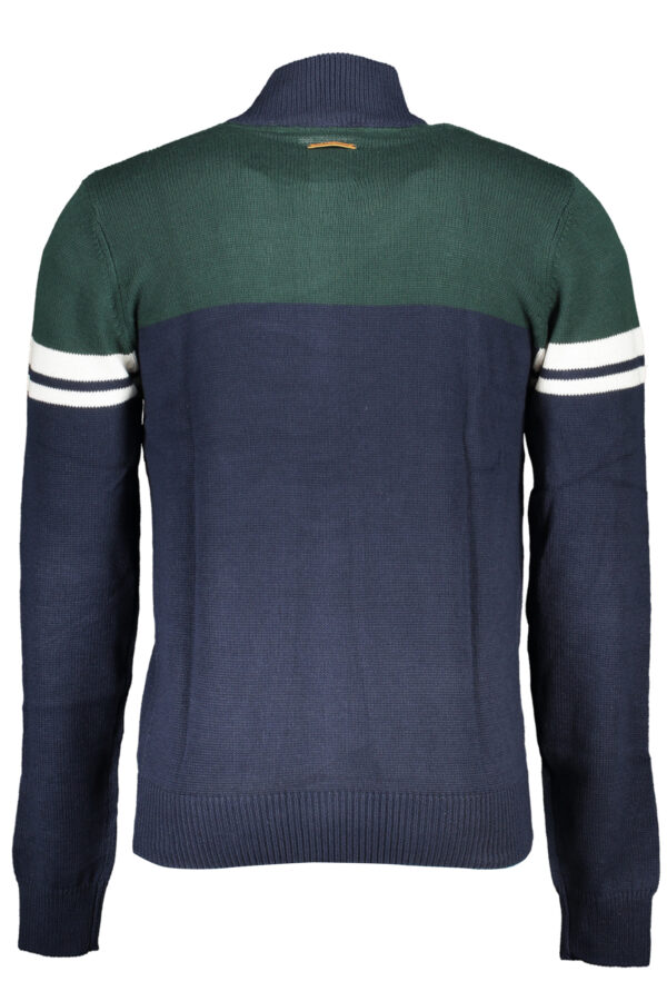 GIAN MARCO VENTURI BLUE MEN'S CARDIGAN - Image 3