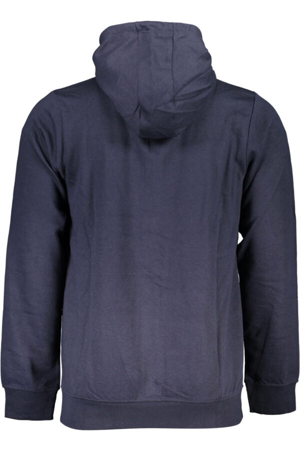 GIAN MARCO VENTURI MEN'S BLUE ZIP-UP SWEATSHIRT - Image 2