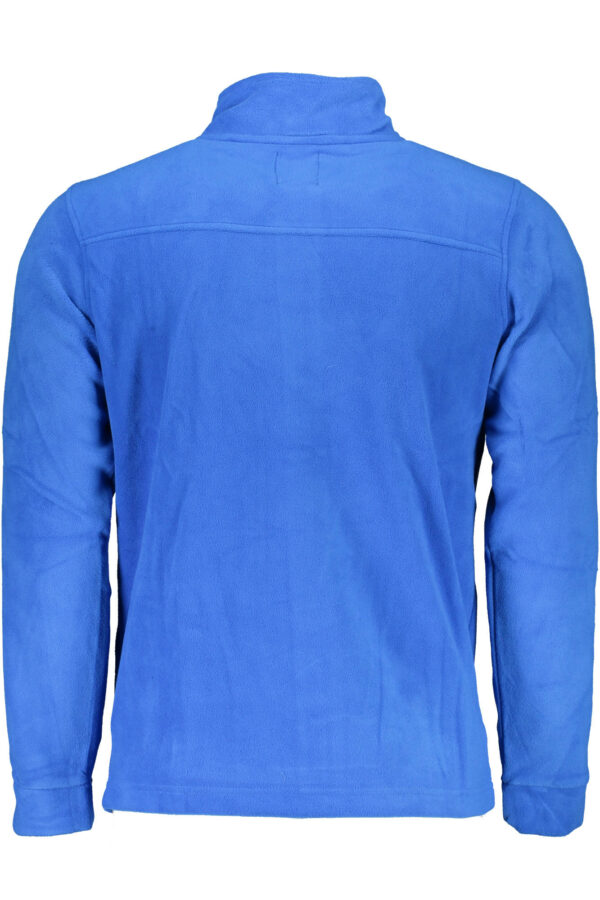 GIAN MARCO VENTURI MEN'S BLUE ZIP-UP SWEATSHIRT - Image 2