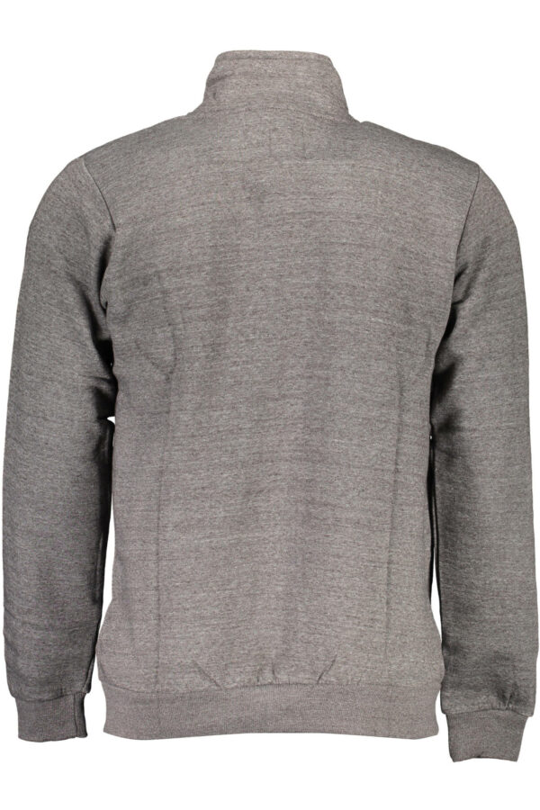 GIAN MARCO VENTURI MEN'S ZIP-UP SWEATSHIRT GREY - Image 2
