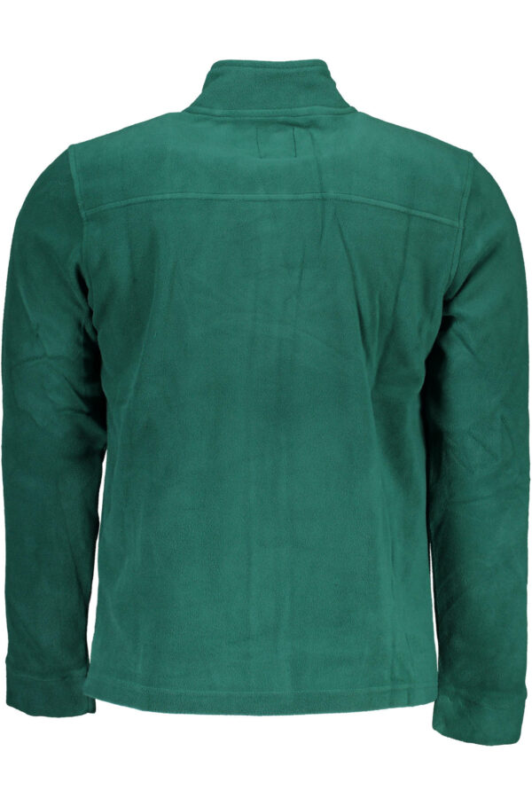 GIAN MARCO VENTURI MEN'S ZIP-UP SWEATSHIRT GREEN - Image 2