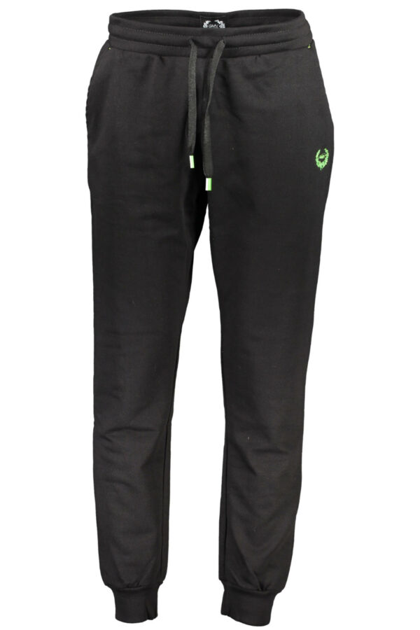 GIAN MARCO VENTURI BLACK MEN'S PANTS