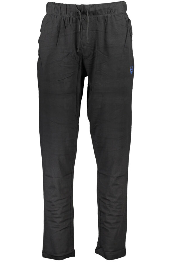 GIAN MARCO VENTURI BLACK MEN'S PANTS