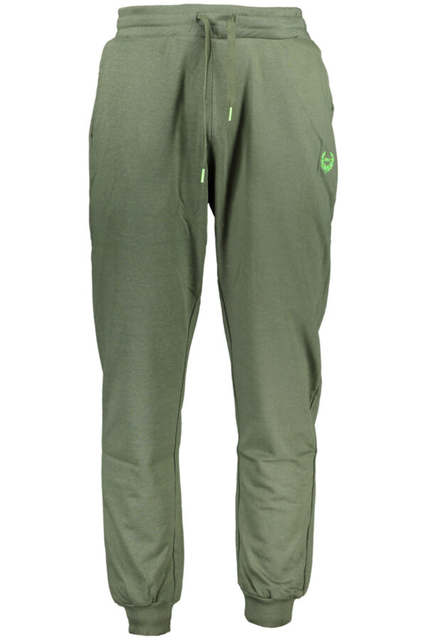 GIAN MARCO VENTURI MEN'S GREEN TROUSERS