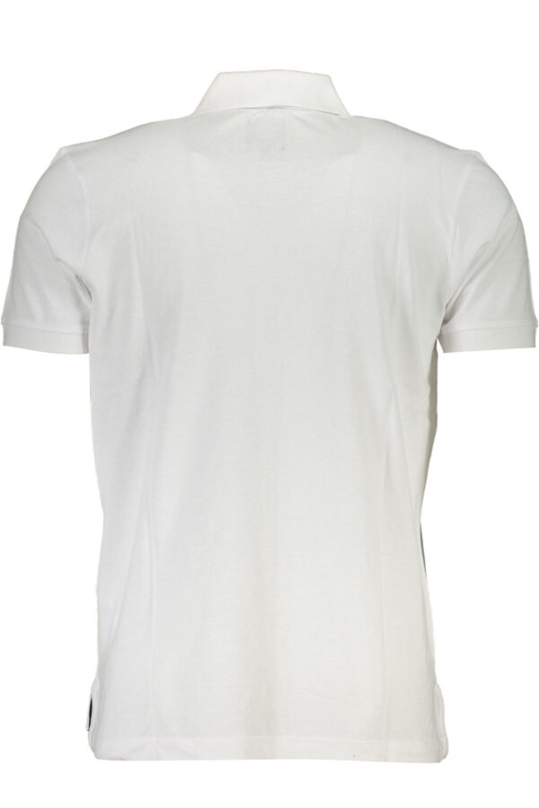 GIAN MARCO VENTURI MEN'S SHORT SLEEVE POLO WHITE - Image 2