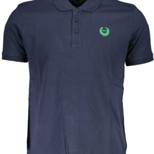 GIAN MARCO VENTURI MEN'S SHORT SLEEVE POLO BLUE