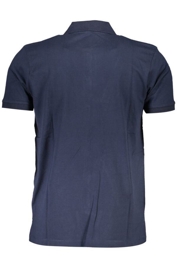 GIAN MARCO VENTURI MEN'S SHORT SLEEVE POLO BLUE - Image 2