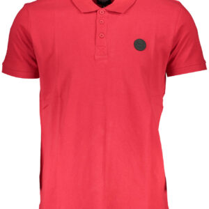 GIAN MARCO VENTURI MEN'S SHORT SLEEVE POLO SHIRT RED