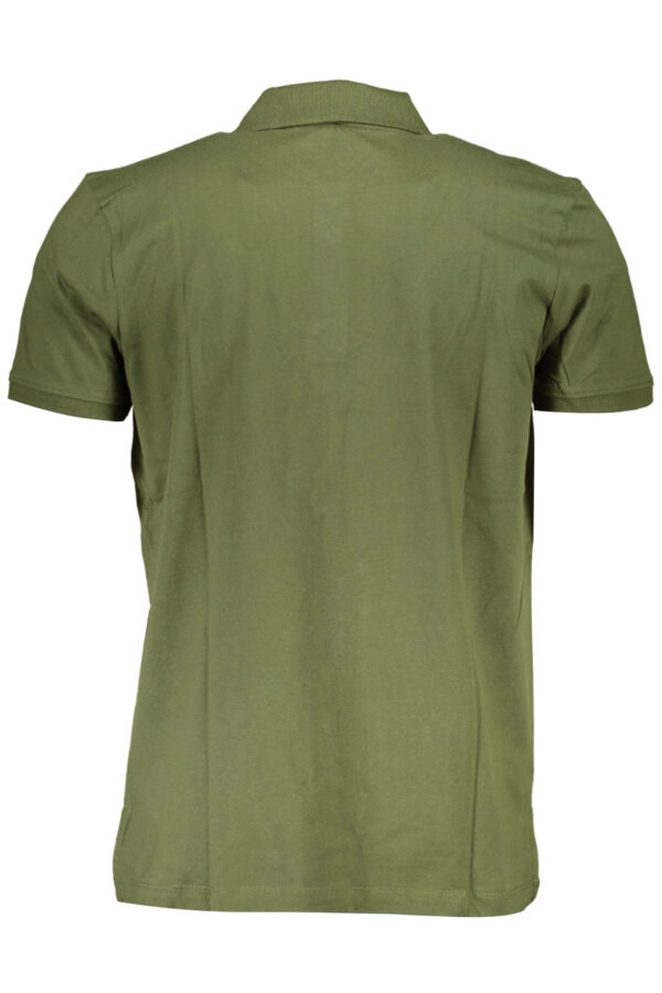 GIAN MARCO VENTURI MEN'S SHORT SLEEVE POLO GREEN - Image 2