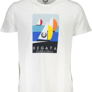 GIAN MARCO VENTURI MEN'S SHORT SLEEVE T-SHIRT WHITE
