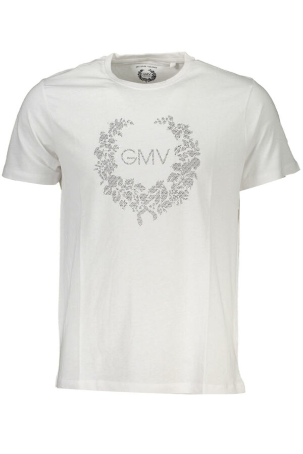 GIAN MARCO VENTURI MEN'S SHORT SLEEVE T-SHIRT WHITE