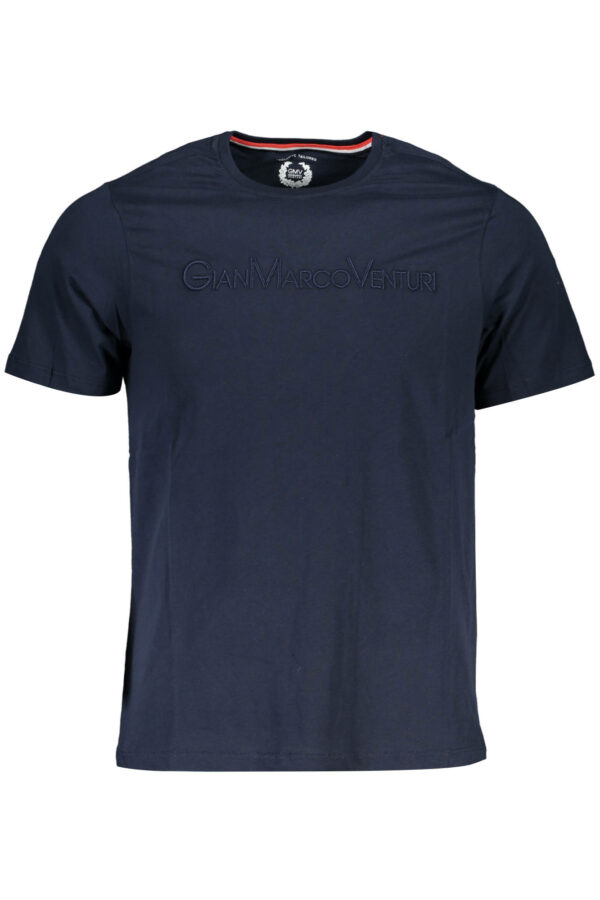 GIAN MARCO VENTURI MEN'S SHORT SLEEVE T-SHIRT BLUE