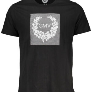 GIAN MARCO VENTURI MEN'S SHORT SLEEVE T-SHIRT BLACK