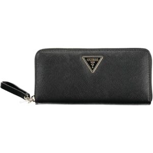 GUESS JEANS WOMEN'S WALLET BLACK