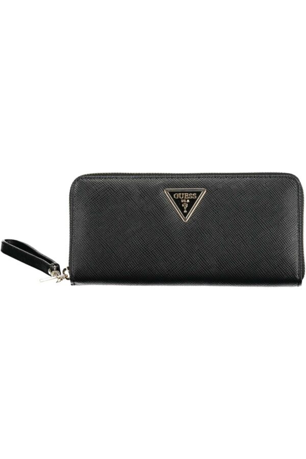GUESS JEANS WOMEN'S WALLET BLACK
