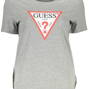 GUESS JEANS SHORT SLEEVE T-SHIRT WOMEN GREY