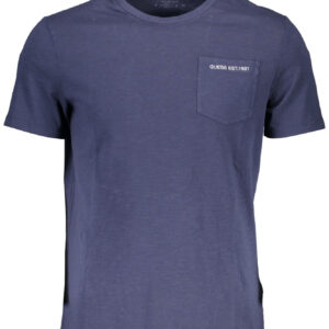 GUESS JEANS SHORT SLEEVE T-SHIRT MEN BLUE