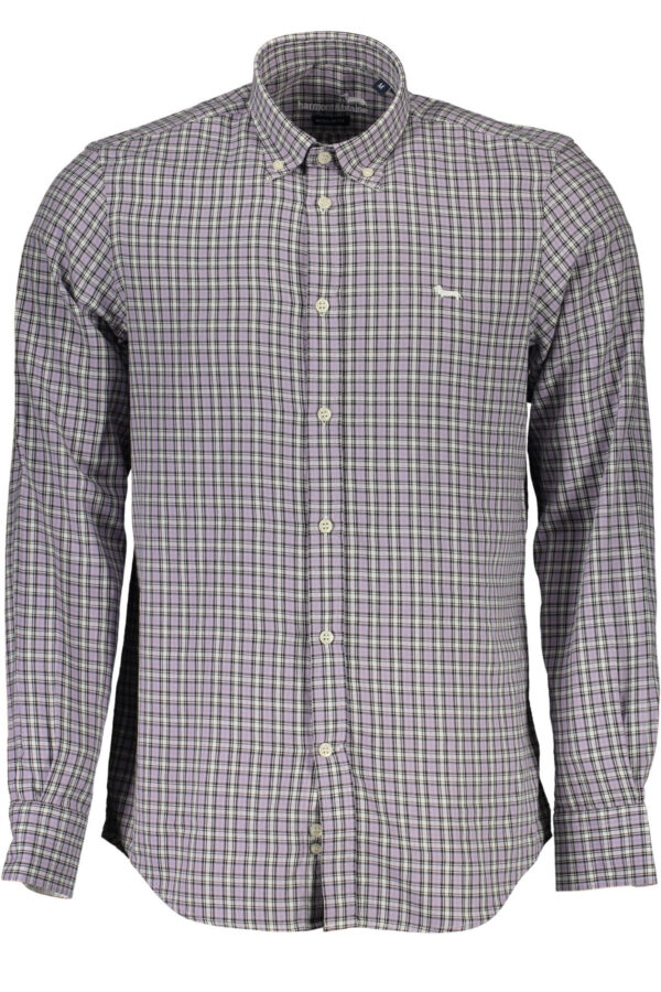 HARMONT & BLAINE LONG SLEEVE SHIRT MEN PURPLE