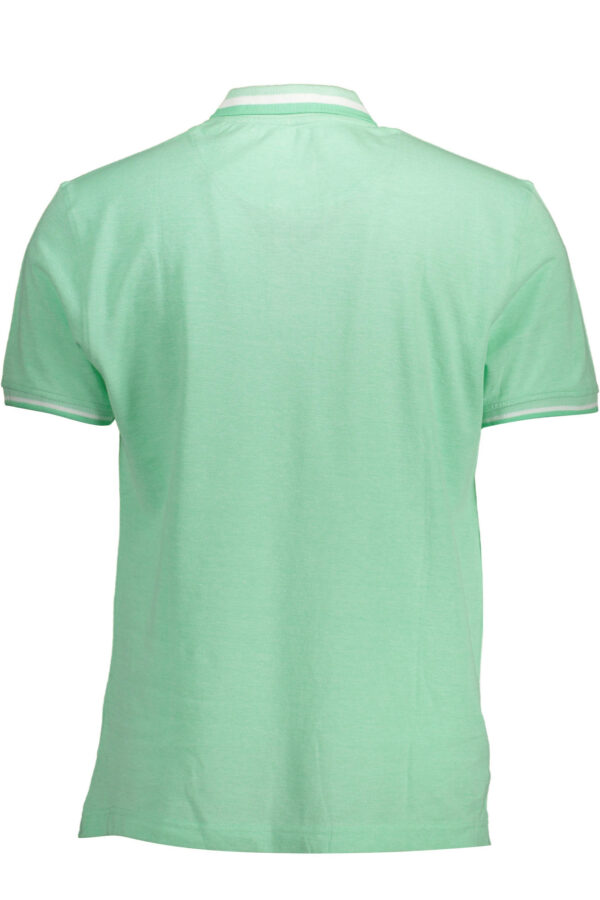 HARMONT & BLAINE MEN'S SHORT SLEEVE POLO GREEN - Image 2