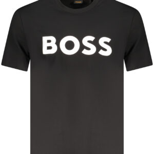 HUGO BOSS MEN'S SHORT SLEEVE T-SHIRT BLACK