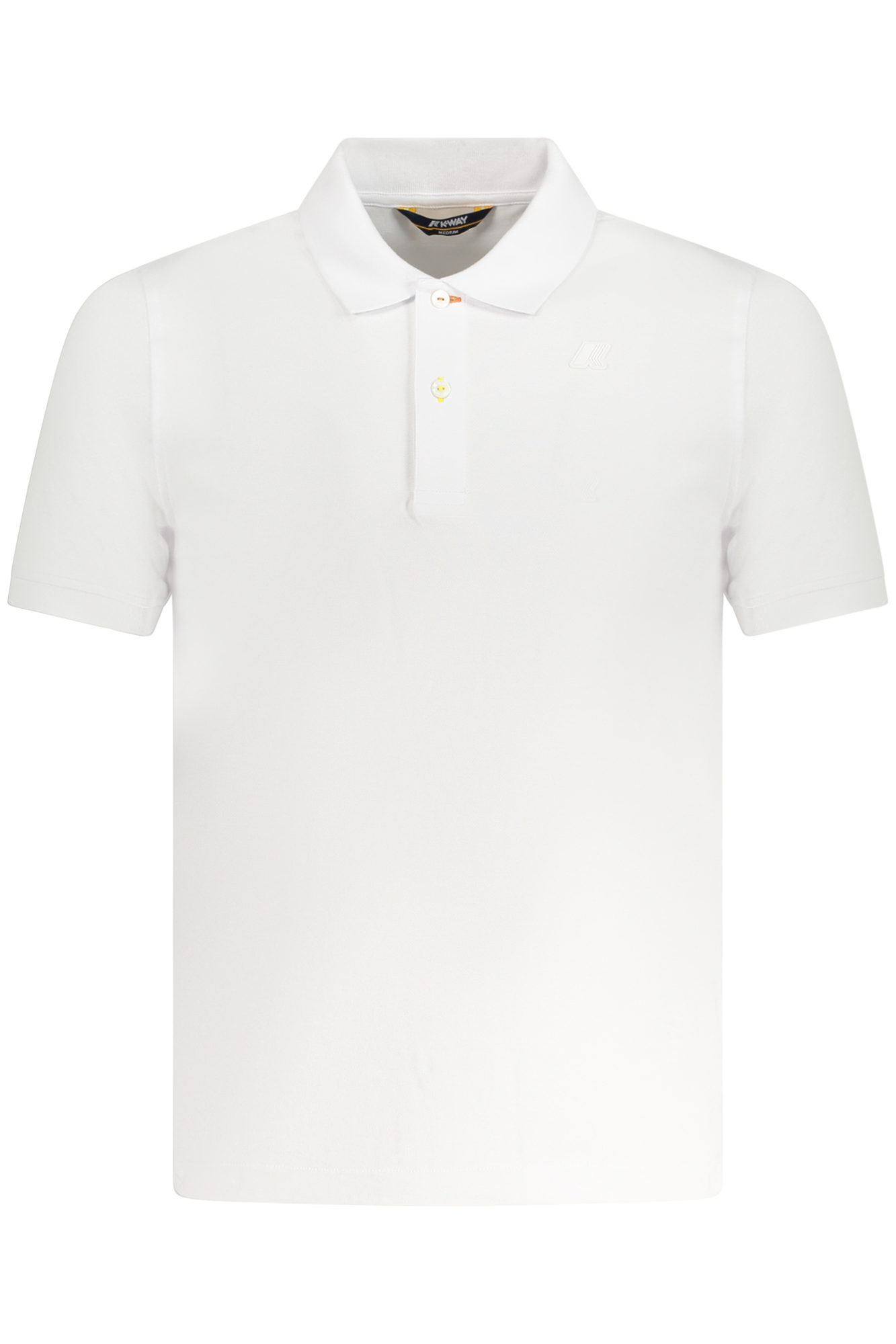 K-WAY POLO SHORT SLEEVES MEN WHITE K-WAY