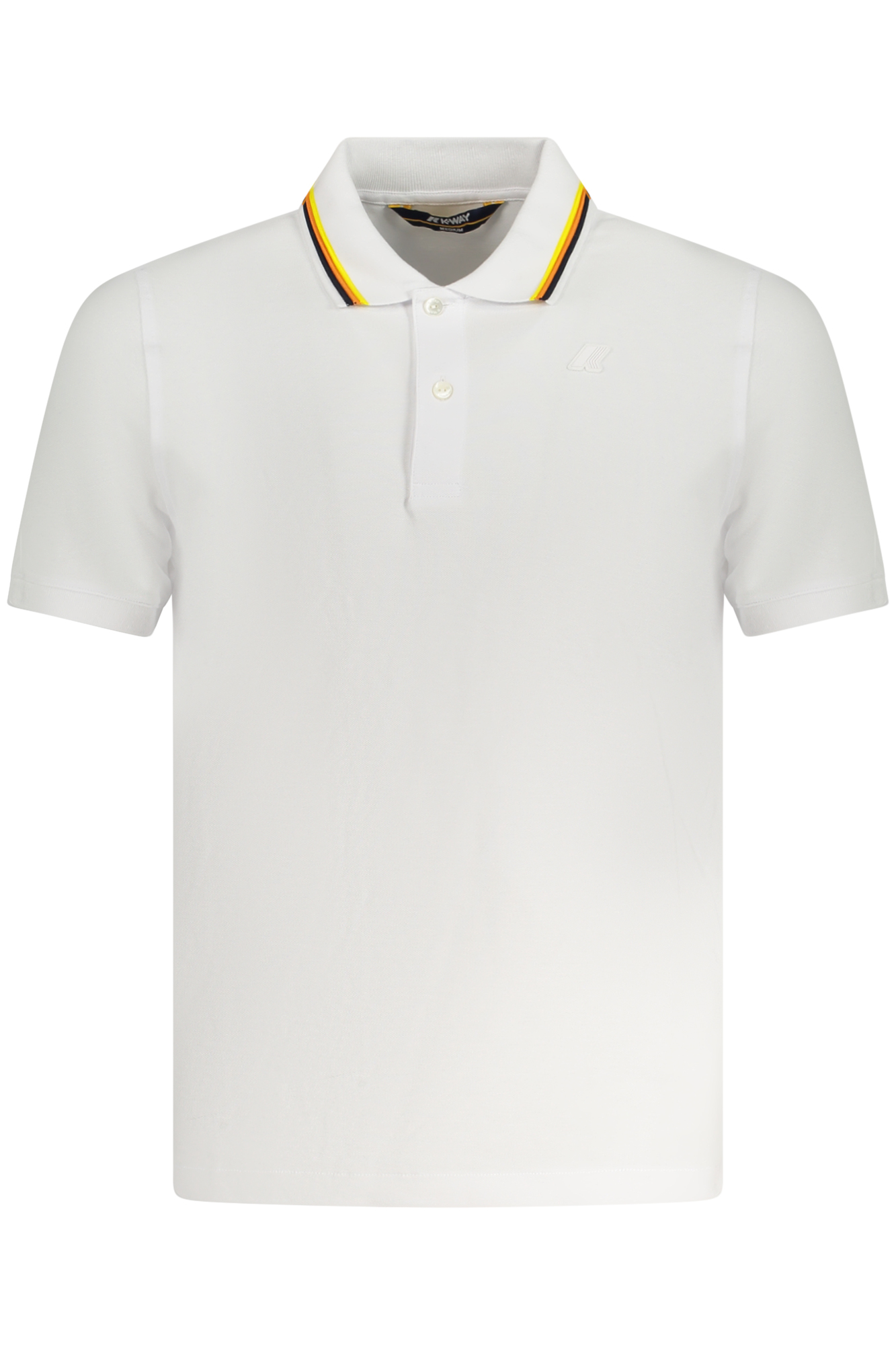 K-WAY POLO SHORT SLEEVES MEN WHITE K-WAY