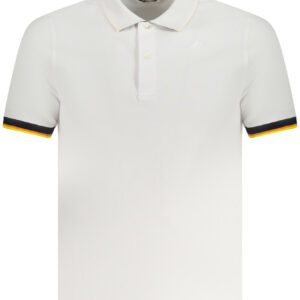 K-WAY POLO SHORT SLEEVES MEN WHITE K-WAY