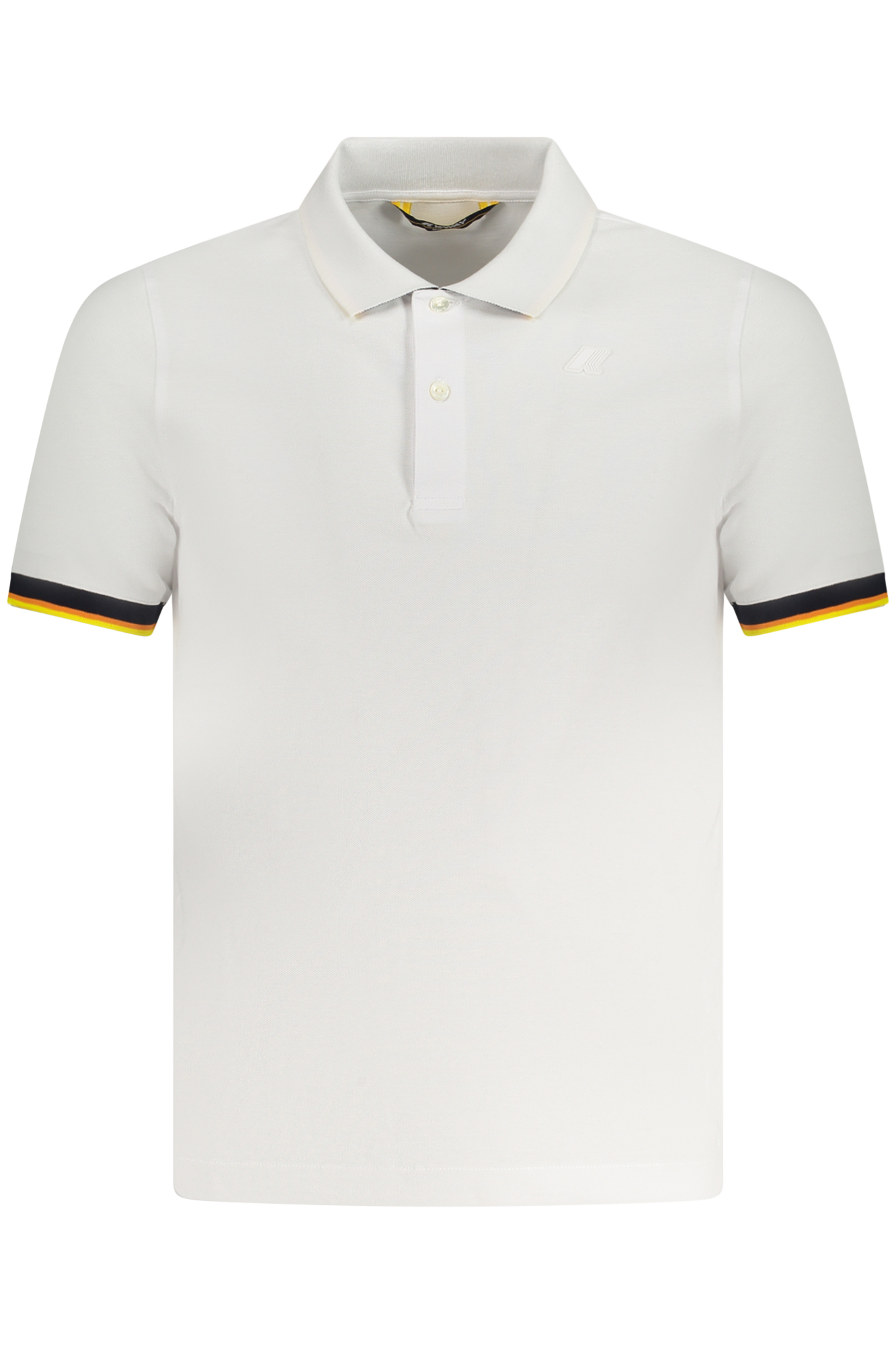 K-WAY POLO SHORT SLEEVES MEN WHITE K-WAY