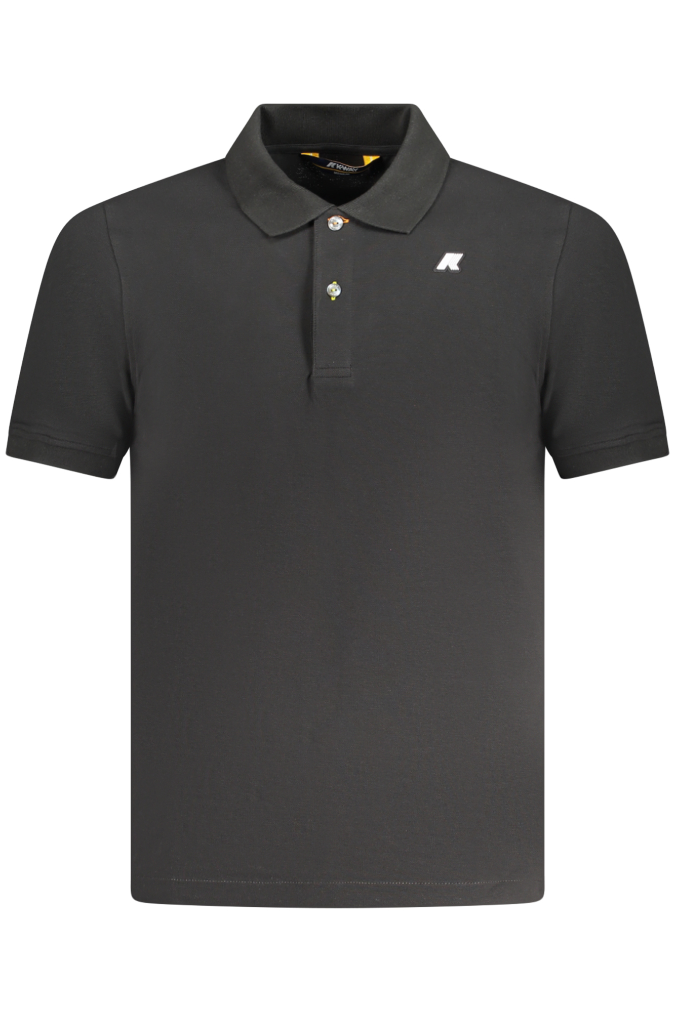 K-WAY POLO SHORT SLEEVE MEN BLACK K-WAY