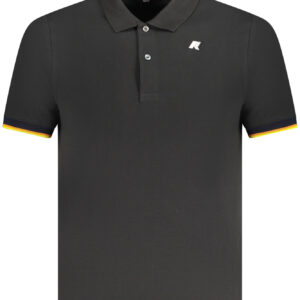 K-WAY POLO SHORT SLEEVE MEN BLACK K-WAY